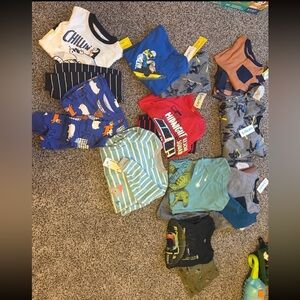 All NWT Carters Size 4T & 4 Pajama Bundle